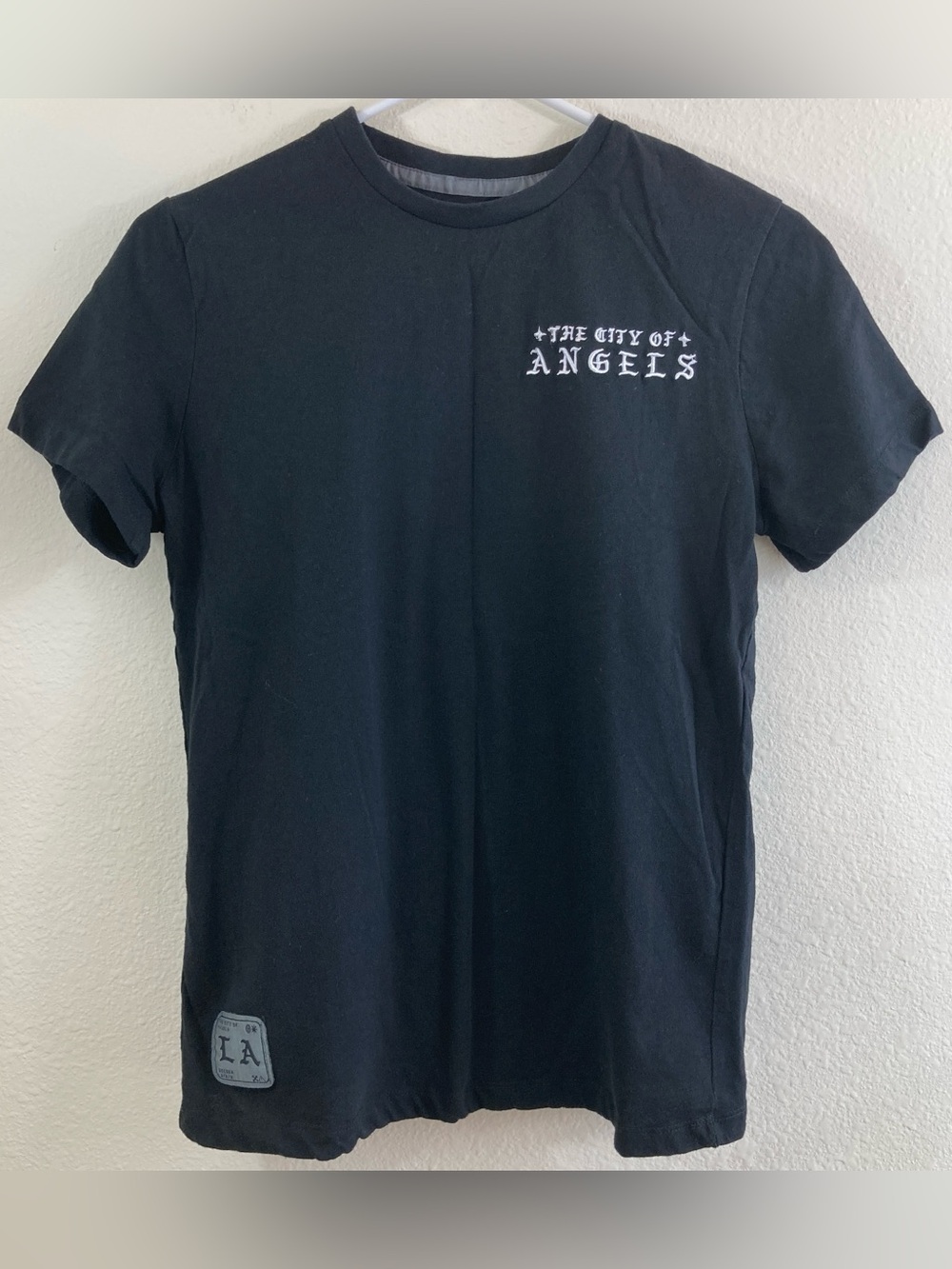Eighty Eight Brand Kids LA City of Angels Graphic T-Shirt Size 14 Black